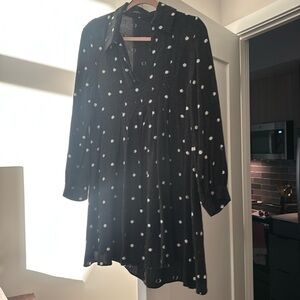 Zara polka dot dress